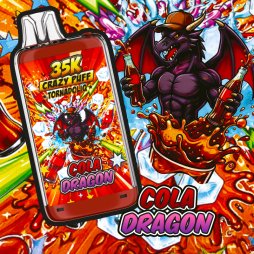 [Sample] Crazy Puff 35K (Cola Dragon) 1100mAh 20ml / 2% - Tornadoliq
