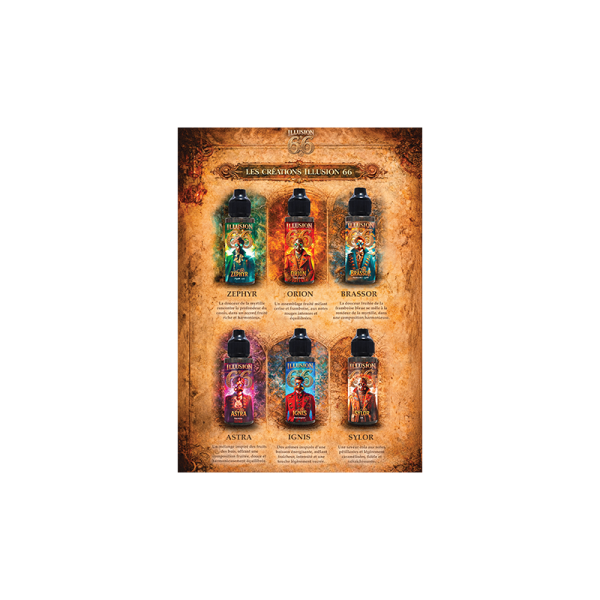 [PLV] Carte des Saveurs - Illusion 66 by Juice 66