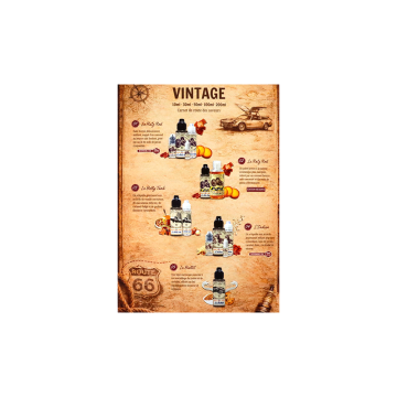 [PLV] Carte des Saveurs - Vintage by Juice 66
