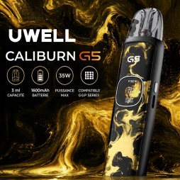 Kit Pod Caliburn G5 3ml 1600mAh - Uwell