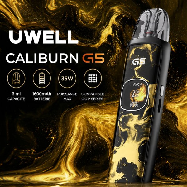 Pack Pod Caliburn G5 3ml 1600mAh - Uwell