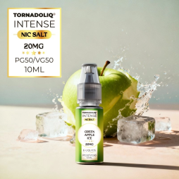 [Sample] Green Apple Ice Nic Salts 20mg 10ml - Intense by Tornadoliq