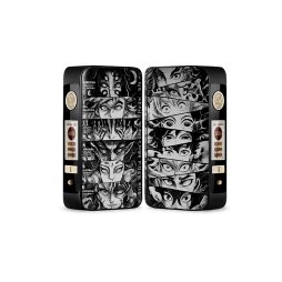Mod dotBox 220 V2 220W 2x18650 Gravé Demon Slayer Black - Dotmod