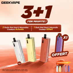 3 Kits Pod Soul 2 New Colors Purchased, 1 Kit Pod Soul 2 New Colors Free - Geekvape [Offer]