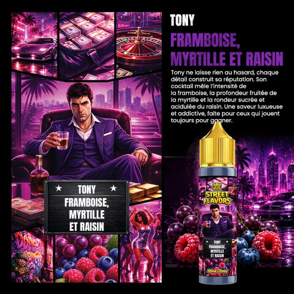 Tony 0mg 50ml - Street Flavors by Tribal Force
