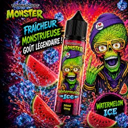 Watermelon Ice 0mg 50ml - Monster by Tornadoliq