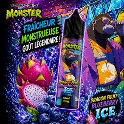 Dragon Fruit Blueberry Ice 0mg 50ml - Monster by Tornadoliq