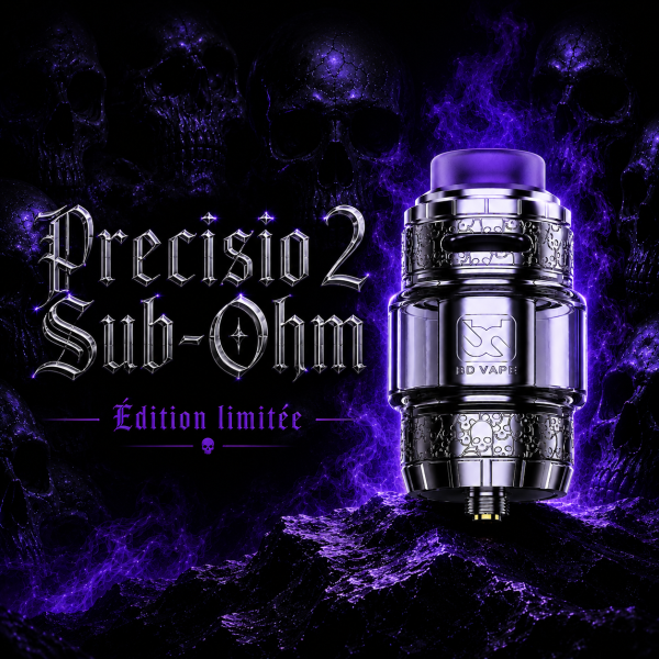 Precisio 2 Sub-Ohm 7.5ml Édition Limitée Silver Night - BD Vape