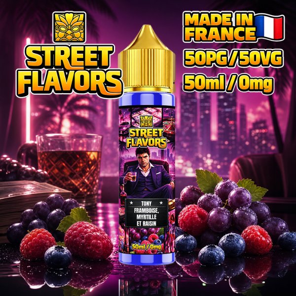 Tony 0mg 50ml - Street Flavors by Tribal Force