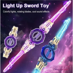 [FID] Double-blade rotating LED sword