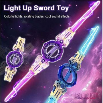[FID] Double-blade rotating LED sword