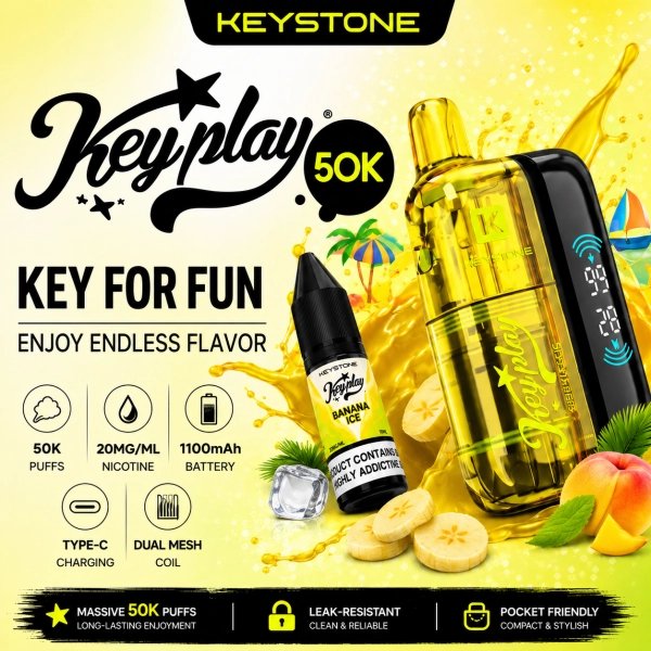 [Sample] Keyplay 50k 1100mAh 20ml - Keystone