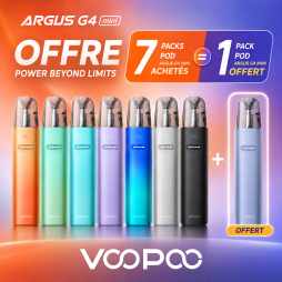 7 Pod Kits Argus G4 Mini Purchased, 1 Pod Kit Argus G4 Mini Free - Voopoo [Offer]