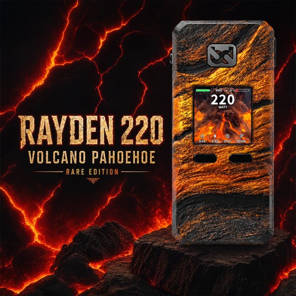 Mod Rayden 220 Volcano Pahoehoe Limited Edition 3000pcs - BD Vape