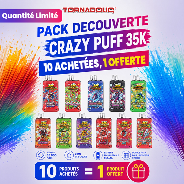 Crazy Puff 35K Discovery Pack