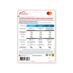 2 Rechargeable Prepaid Payment Cards - Transcash