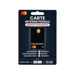 1 Rechargeable International Prepaid Card - Transcash
