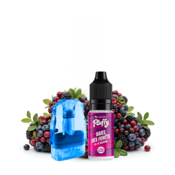 Cartouche Pluffy Remplissable + 1 E-liquide 10ml 18mg (1pc) - Liquideo