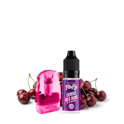 Cartouche Pluffy Remplissable + 1 E-liquide 10ml 18mg (1pc) - Liquideo