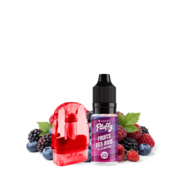 Cartouche Pluffy Remplissable + 1 E-liquide 10ml 18mg (1pc) - Liquideo