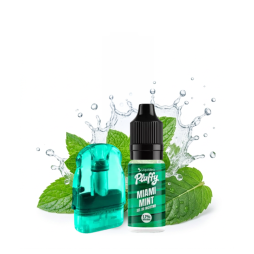 Cartouche Pluffy Remplissable + 1 E-liquide 10ml 18mg (1pc) - Liquideo