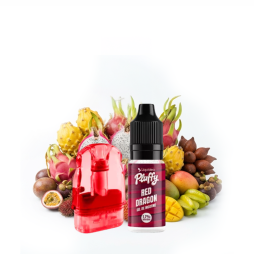 Cartouche Pluffy Remplissable + 1 E-liquide 10ml 18mg (1pc) - Liquideo