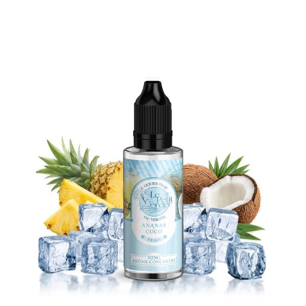 Concentré Ananas Coco Frais 30ml - Le Petit Verger by Savourea