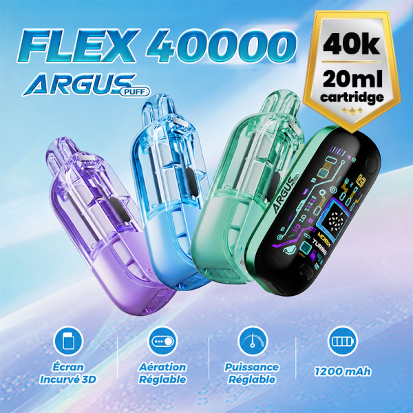 [Destockage] Argus Flex 40k 1200mAh 2% - Voopoo