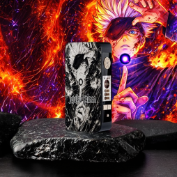 Mod dotBox V2 220W 2x18650 Black Engraved Gojo - Dotmod