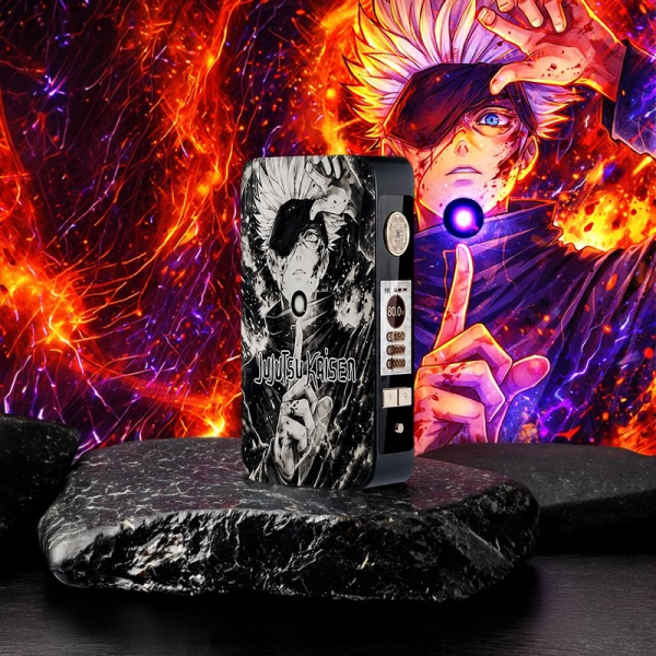 Mod dotBox 220 V2 220W 2x18650 Gravé Gojo Black - Dotmod
