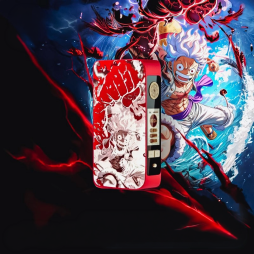 Mod dotBox V2 220W 2x18650 Red Engraved Luffy - Dotmod