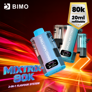 Mixtrix 2in1 80k + 4 E-liquides 850mAh 20ml / 2% - Bimo