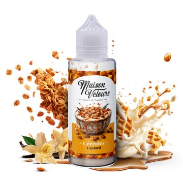 Céréales Custard 0mg 100ml - Maison Velours