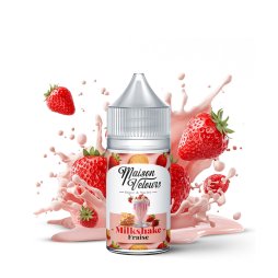 Concentrate Milkshake Fraise 30ml - Maison Velours