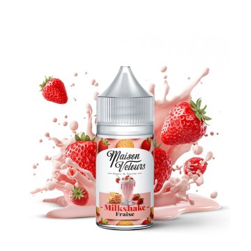Concentré Milkshake Fraise 30ml - Maison Velours