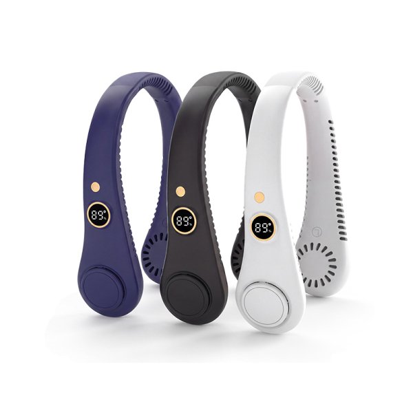 USB Neck Fan with battery display