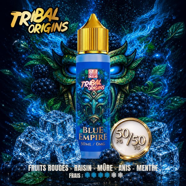 Blue Empire 0mg 50ml - Origins by Tribal Force