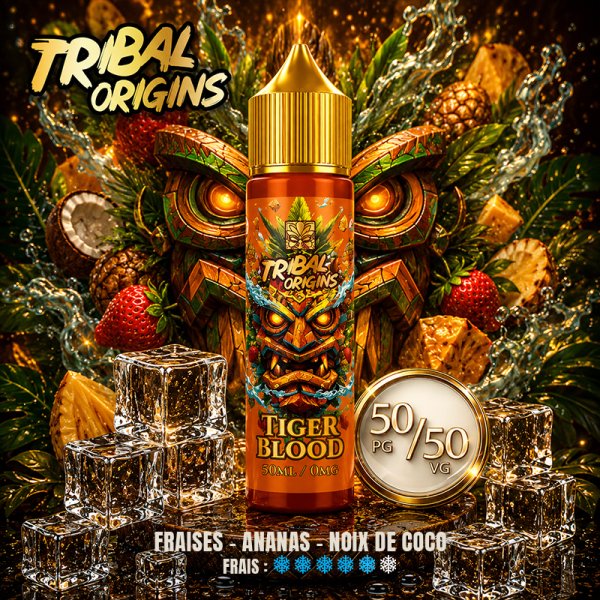 Tiger Blood 0mg 50ml - Origins by Tribal Force