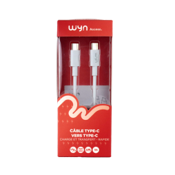 Câble de Charge TYPE-C vers TYPE-C (1pc) - WYN Access