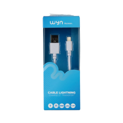 Câble de Charge TYPE-A vers Lightning 1.2m (1pc) - WYN Access