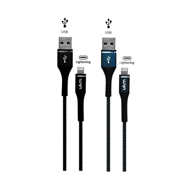 Reinforced Type-A to Lightning Charging Cable 1m (1 pc) - WYN Access
