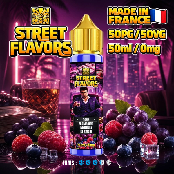 Tony 0mg 50ml - Street Flavors by Tribal Force