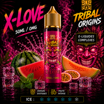 X-Love 0mg 50ml - Origins by Tribal Force