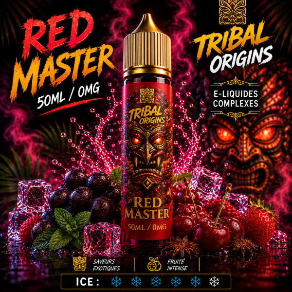 Red Master 0mg 50ml - Origins by Tribal Force