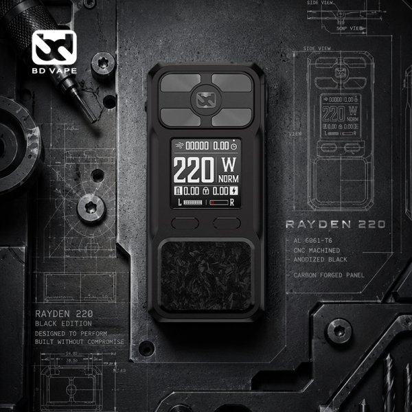 Mod Rayden 220 T-Rex Limited Edition 3000pcs - BD Vape