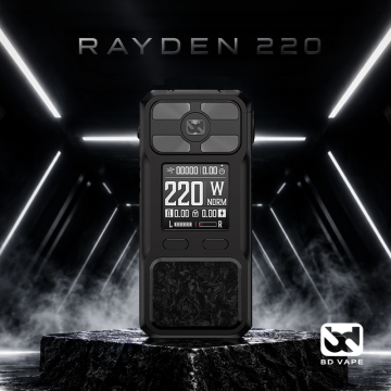 Mod Rayden 220 Full Black - BD Vape