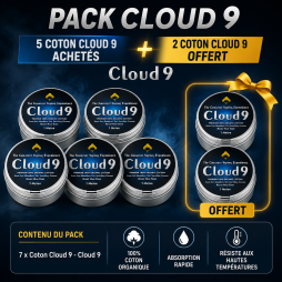 5 Coton Cloud 9 Achetés, 2 Coton Cloud 9 Offert - Cloud 9