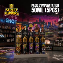 Pack d'Implantation Street Flavor 50ml (5pcs) - Tribal Force