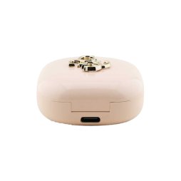Écouteurs Bluetooth Rose Emblème Métallique TWS - Guess