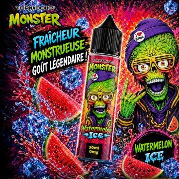 Watermelon Ice 0mg 50ml - Monster by Tornadoliq